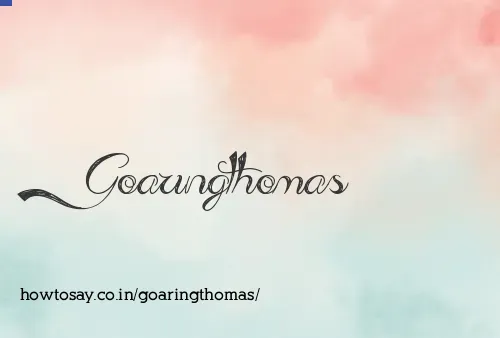 Goaringthomas