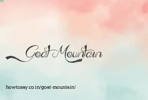Goat Mountain