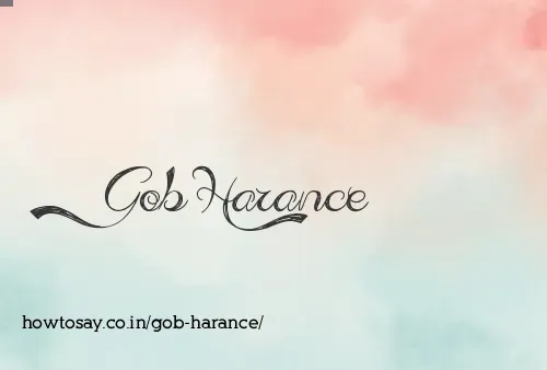 Gob Harance