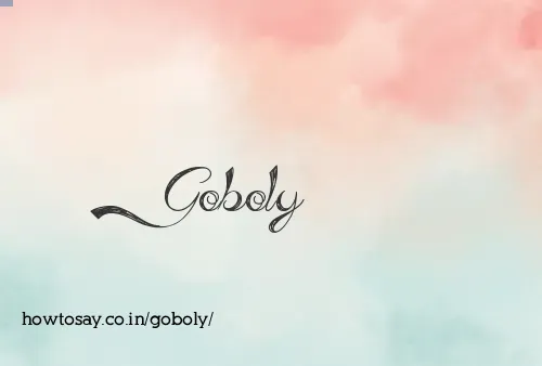 Goboly