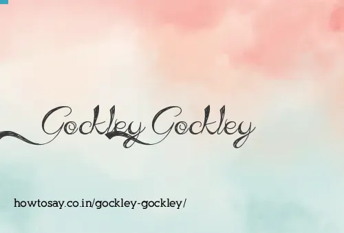 Gockley Gockley