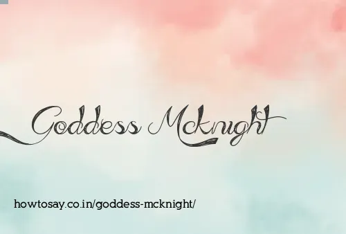 Goddess Mcknight