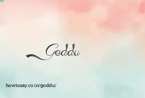 Goddu