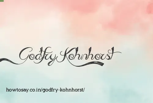 Godfry Kohnhorst