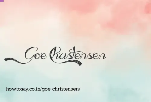 Goe Christensen
