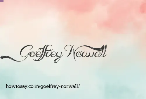 Goeffrey Norwall