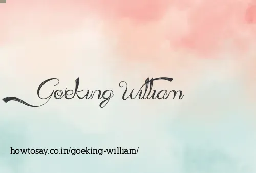 Goeking William