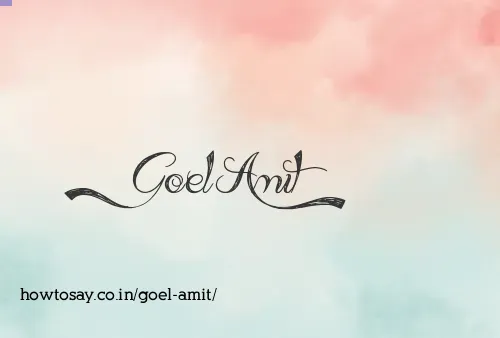 Goel Amit