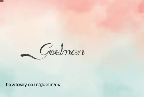 Goelman