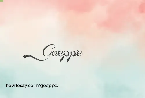 Goeppe
