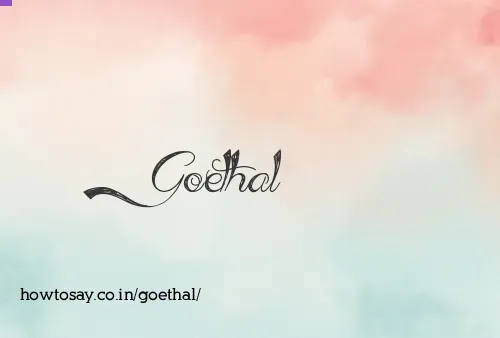 Goethal