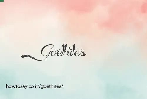 Goethites