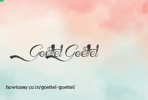 Goettel Goettel
