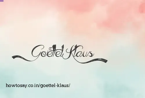 Goettel Klaus