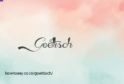Goettisch