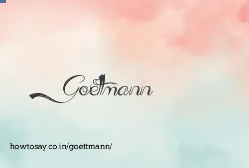 Goettmann