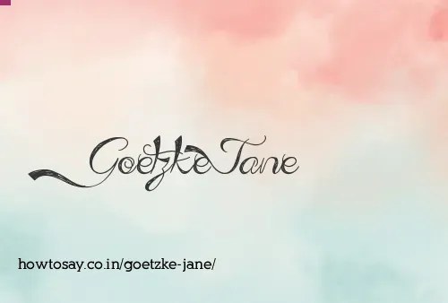 Goetzke Jane