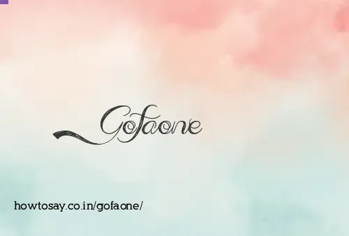 Gofaone