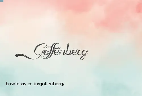 Goffenberg