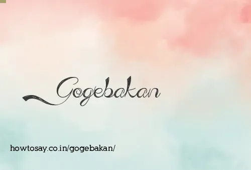 Gogebakan