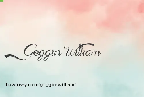 Goggin William