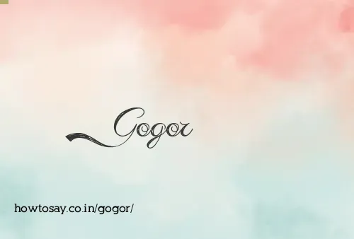Gogor