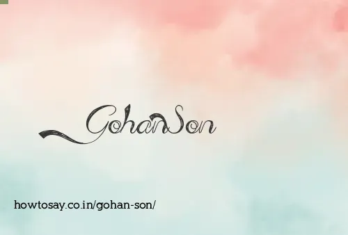 Gohan Son