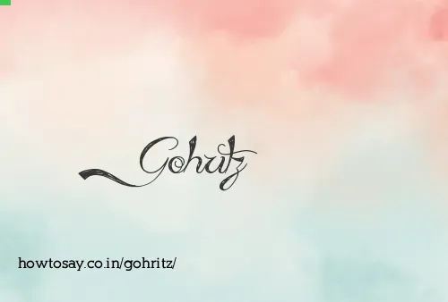 Gohritz