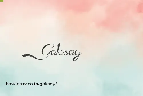 Goksoy