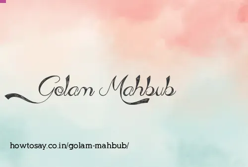 Golam Mahbub