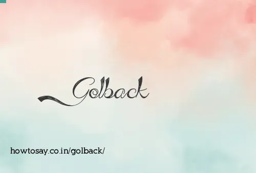Golback