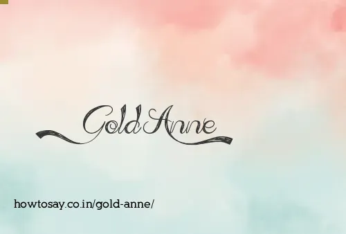 Gold Anne