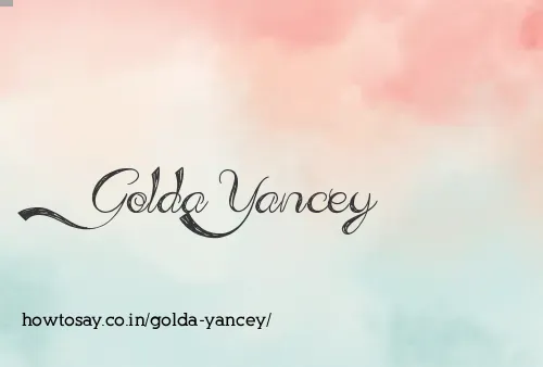 Golda Yancey