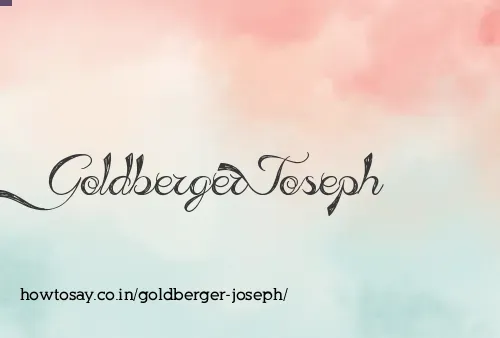 Goldberger Joseph