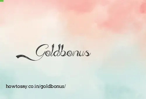 Goldbonus