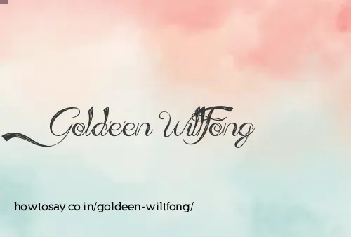 Goldeen Wiltfong