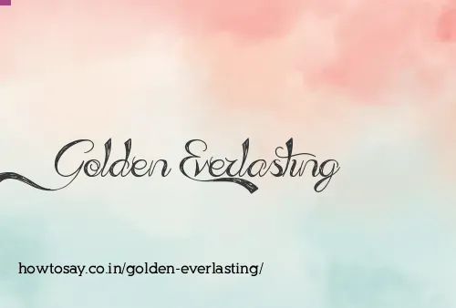 Golden Everlasting
