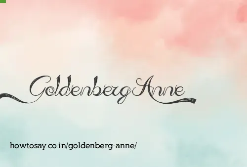 Goldenberg Anne