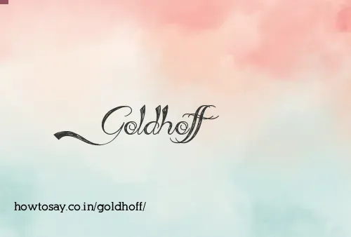 Goldhoff