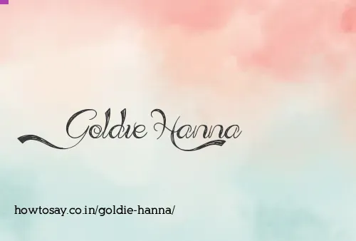 Goldie Hanna