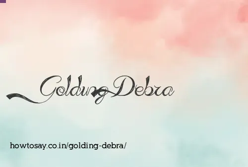 Golding Debra