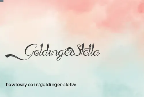 Goldinger Stella