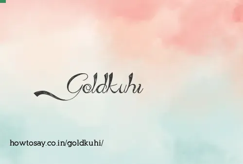 Goldkuhi