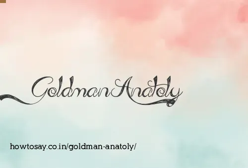 Goldman Anatoly