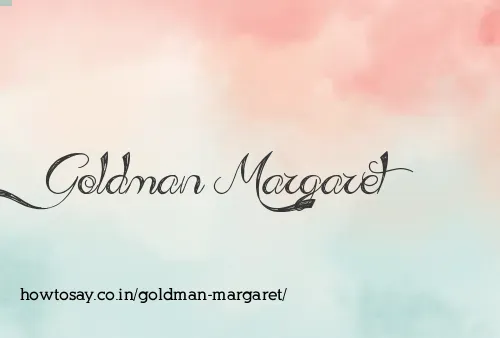 Goldman Margaret