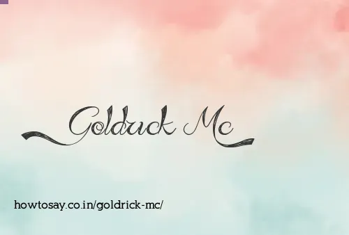 Goldrick Mc