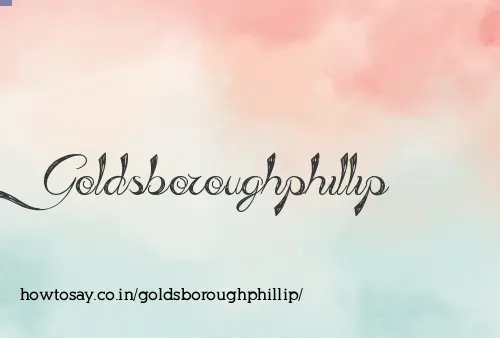 Goldsboroughphillip