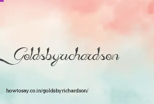 Goldsbyrichardson