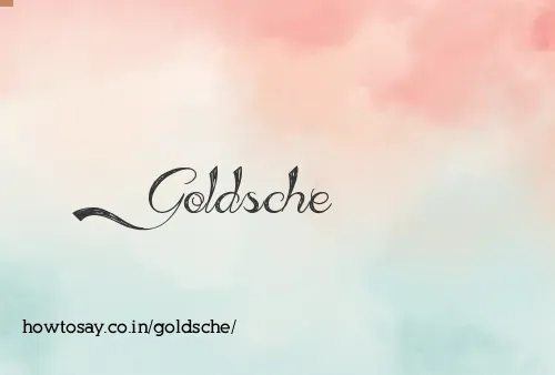 Goldsche