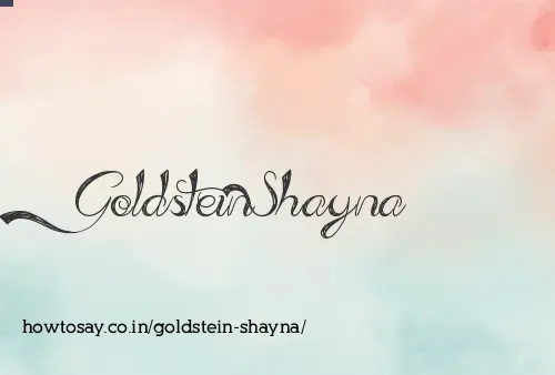 Goldstein Shayna